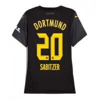 Borussia Dortmund Marcel Sabitzer #20 Vieraspaita Naiset 2024-25 Lyhythihainen